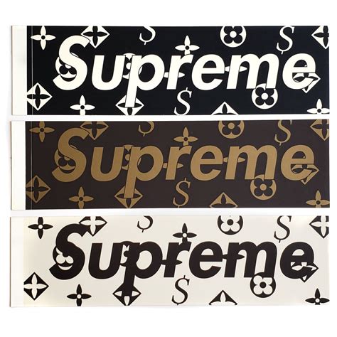 supreme louis vuitton sticker price|Louis Vuitton supreme real.